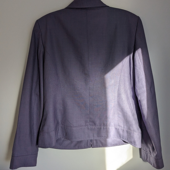 Oscar de la Renta | Blazer | Purple | Size 12 - Picture 6 of 6